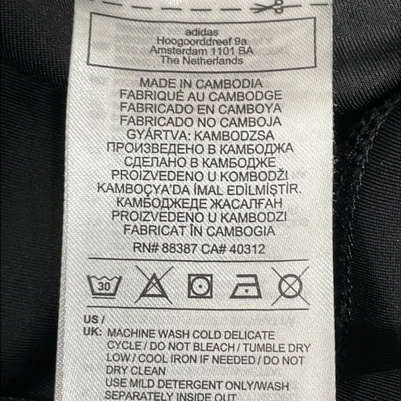 NEW Adidas Aeroready Glam On Black Training Tights Leggings 3X - Picture 13 of 16